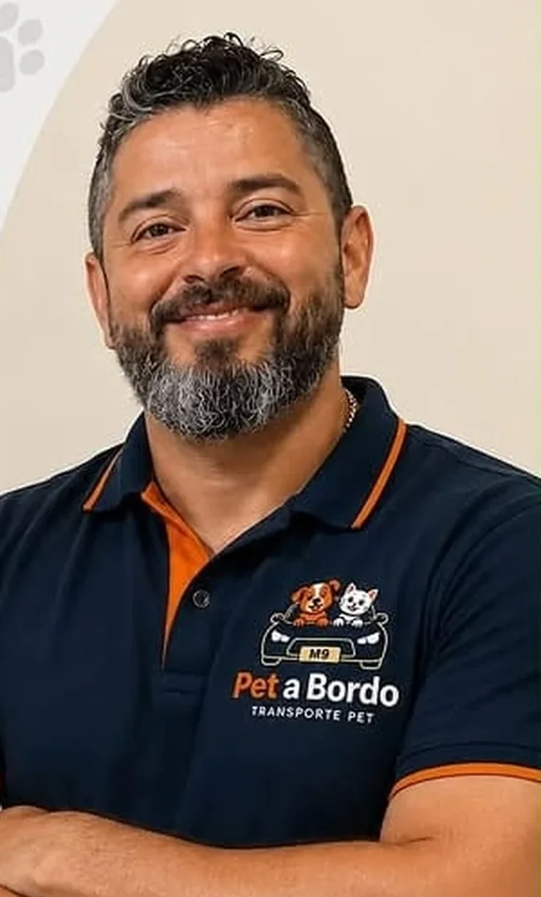 Marcelo, responsável pela M9 Pet a Bordo